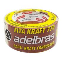 Fita adesiva kraft 48mmx50m adelbras