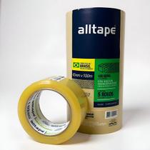 Fita Adesiva Larga Transparente 45mmx100m Altape - 10 Rolos