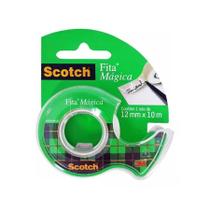 Fita Adesiva Mágica 3m 12mm X 10m Scotch Aparelho Dispenser