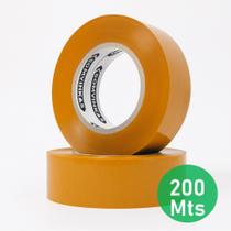 Fita Adesiva Marrom 200m x 42mm, Alta Fixação Para Embalagem BOM1338
