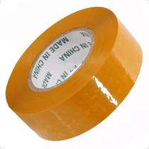 Fita Adesiva Marrom Larga Resistente Para Embalar Caixas Largura 40mm X 300 Metros