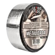 Fita Adesiva Metalizada Ar Condicionado 48 mm X 50 Metros
