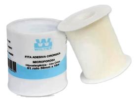 Fita Adesiva Microporosa 50mm X 10m Wiltex - 4 Unid.