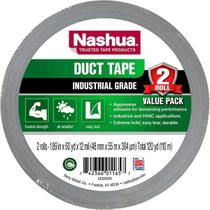 Fita adesiva Nashua 12 mil de espessura 48 mm x 55 m, pacote com 2 Fita adesiva Nashua 12 mil de espessura 48 mm x 55 m, pacote com 2