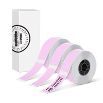 Fita adesiva ORGBRO X1 Thermal 12x40mm 480 etiquetas rosa