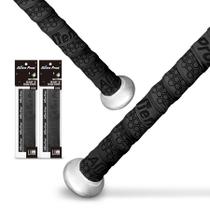 Fita adesiva para bastão Alien Pros Baseball 1,1 mm (2 alças) preta