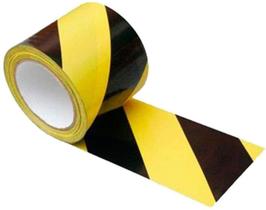 Fita Adesiva para Demarcação de Solo 48 mm x 30 metros PVC Zebrada - Thr