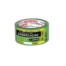 FITA ADESIVA PARA DEMARCAÇÃO DE SÓLO VERDE 48mm X 14m - Adelbras