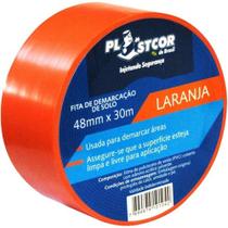Fita Adesiva para Demarcação e Sinalização de Solo 48mm x 30m - Plastcor