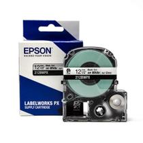 Fita adesiva para etiquetar Epson LABELWORKS 212BWPX PET 12 mm x 9 m Fita adesiva para etiquetar Epson LABELWORKS 212BWPX PET 12 mm x 9 m