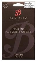 Fita adesiva para extensão de cabelo Beautify No Shine 120 comprimidos/pacote