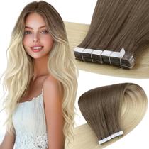 Fita Adesiva para Extensões de Cabelo Easyouth - Balayage Ash Brown para Loiro