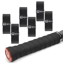 Fita adesiva para raquete de tênis COIDEA, pacote com 6 unidades, antiderrapante, preta