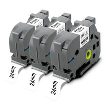 Fita adesiva Pristar laminada branca 24 mm para Brother