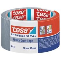 Fita Adesiva Profissional Silver Tape 10mx48mm Cinza Multiuso Tesa