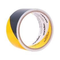 Fita Adesiva Refletiva 50X3m Preta e Amarela Vonder