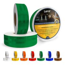 Fita Adesiva Refletiva Automotiva Decorativa Prismática Normativa Várias Cores 10M X 5Cm