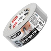 Fita Adesiva Reforçada Multiuso Silver Tape 48mm X 50m