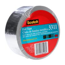Fita adesiva Scotch 3311 50 m x 5 cm para vedação de dutos, 1 rolo Fita adesiva Scotch 3311 50 m x 5 cm para vedação de dutos, 1 rolo