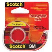 Fita Adesiva Scotch Transparente 12Mmx10M Aparelho