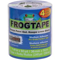 Fita adesiva Shurtape FrogTape, pacote com 4, 3,6 cm x 55 m Fita adesiva Shurtape FrogTape, pacote com 4, 3,6 cm x 55 m