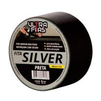 Fita Adesiva Silver Tape 05 Metros - Preto