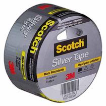 Fita Adesiva Silver Tape 3M Scotch 45x5