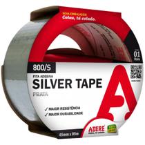 Fita Adesiva Silver Tape 45mm x 5m Prata - Adere