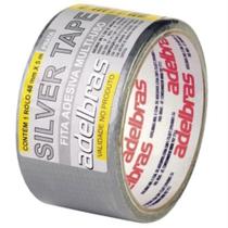 Fita Adesiva Silver Tape 48 MM Rolo com 5 Metros ADELBRAS