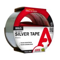 FITA ADESIVA SILVER TAPE CINZA (45mm x 05m)- ADERE FITA ADESIVA SILVER TAPE CINZA (45mm x 05m)- ADERE