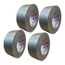 Fita Adesiva Silver Tape Cinza 50mm X 50mt Eurocel - 4 Und