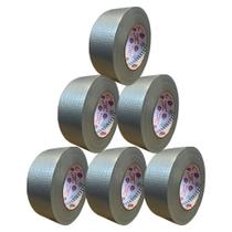 Fita Adesiva Silver Tape Cinza 50mm X 50mt Eurocel - 6 Und