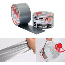 Fita Adesiva Silver Tape Multiuso 48mm X 5m Cinza Adelbras