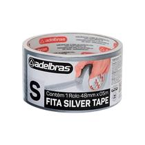 Fita Adesiva Silver Tape Multiuso Reforçada 48mmx5m Adelbras
