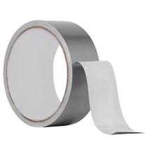 Fita Adesiva Silver Tape Reforçada Prata Cor Cinza Multiuso 45mmX5m Rolo Forte Vedação Tecido Ferja