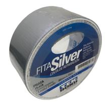 Fita Adesiva Silver Tape Reforçada Tecido 48mmx25m Tekbond