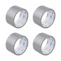 Fita adesiva silvertape 48 mm x 5 m cinza - 4 unidades - Tek Bond Fita adesiva silvertape 48 mm x 5 m cinza - 4 unidades - Tek Bond