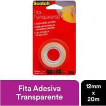 Fita Adesiva Transparente 3M SCOTCH 12MM X 20M Fita Adesiva Transparente 3M SCOTCH 12MM X 20M
