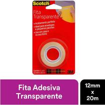 Fita Adesiva Transparente 3M SCOTCH 12MM X 20M Fita Adesiva Transparente 3M SCOTCH 12MM X 20M