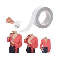 Fita Adesiva Transparente Impermeável Dupla Face Para Lingerie 5M, Adesivo Transparente Para