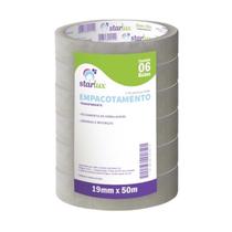 Fita Adesiva Transparente Pack 6 Unidades - Starlux (19mmx50m) Fita Adesiva Transparente Pack 6 Unidades - Starlux (19mmx50m)