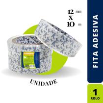 Fita Adesiva Transparente Tamanho:12X10M Unidade