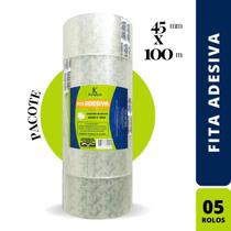 Fita Adesiva Transparente Tamanho:45X100M Pc C/5 Rl