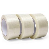 Fita adesiva Valley's Yumiao Mono Filament, 2 polegadas x 35 jardas, pacote com 3