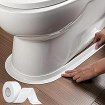 Fita Adesiva Vedação Pvc Impermeável Banheiro Pia Box Rodapé Branco Fita Adesiva Vedação Pvc Impermeável Banheiro Pia Box Rodapé Branco