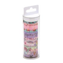 Fita Adesiva Washi Tape Unicórnio Blister Com 6 Unidades Brw Fita Adesiva Washi Tape Unicórnio Blister Com 6 Unidades Brw