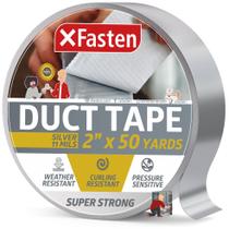Fita adesiva XFasten Super Strong cinza/prata 5 cm x 45 m à prova d'água Fita adesiva XFasten Super Strong cinza/prata 5 cm x 45 m à prova d'água