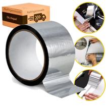 Fita Aluminizada Refrigeração Ar Condicionado 45mm X 40m Fita Aluminizada Refrigeração Ar Condicionado 45mm X 40m