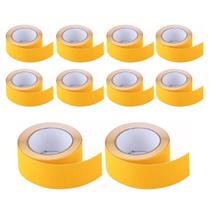 Fita Antiderrapante 5 Metros Kit 10 Uni. Escada Chao Sinalizaçao Degraus Demarcaçao Piso Evita Acidentes Segurança Fita Antiderrapante 5 Metros Kit 10 Uni. Escada Chao Sinalizaçao Degraus Demarcaçao Piso Evita Acidentes Segurança