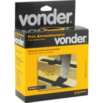 Fita Antiderrapante 50 mm x 5 m Preta - VONDER